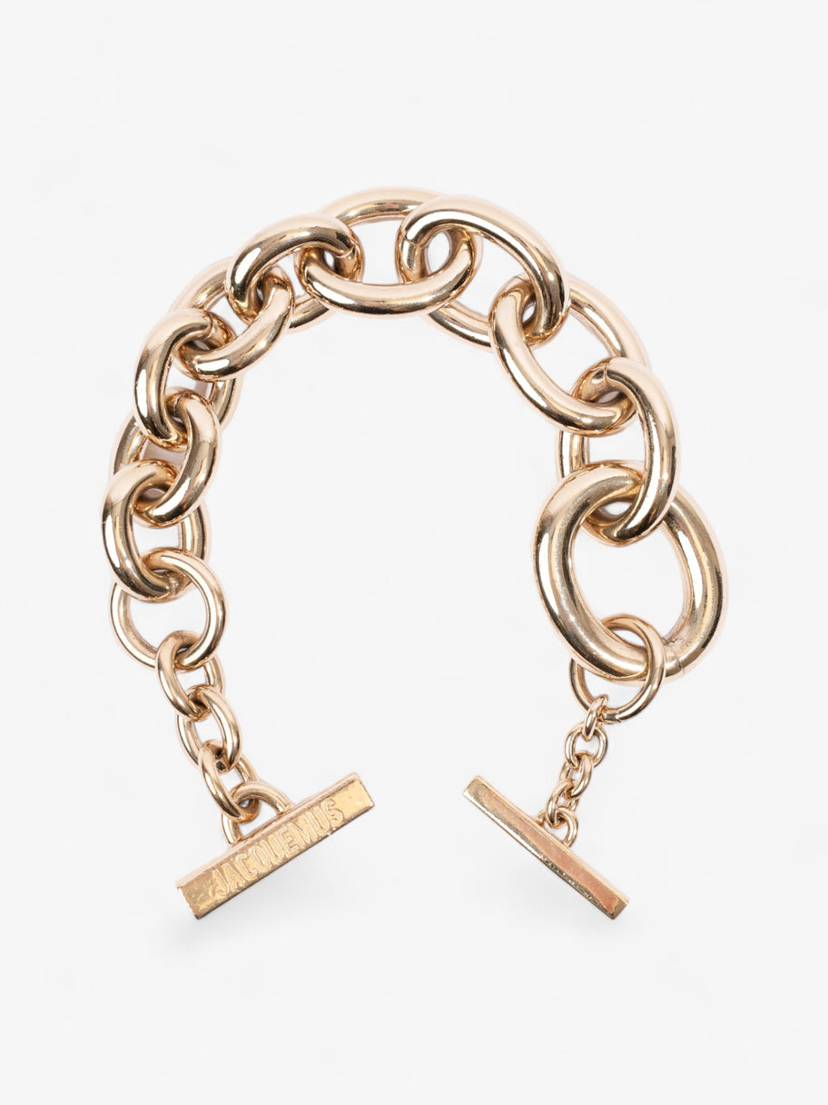 Jacquemus Chain Bracelet Gold Base Metal Image 3