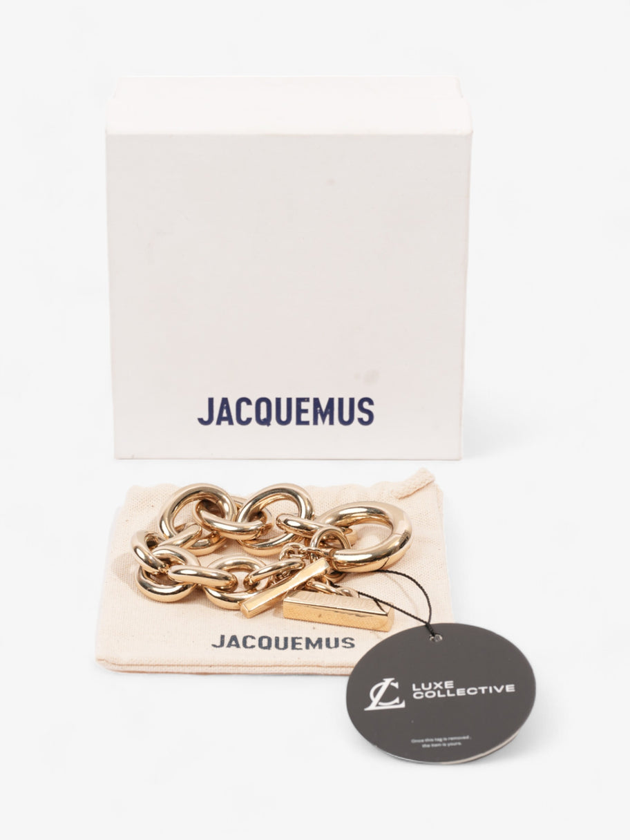 Jacquemus Chain Bracelet Gold Base Metal Image 4