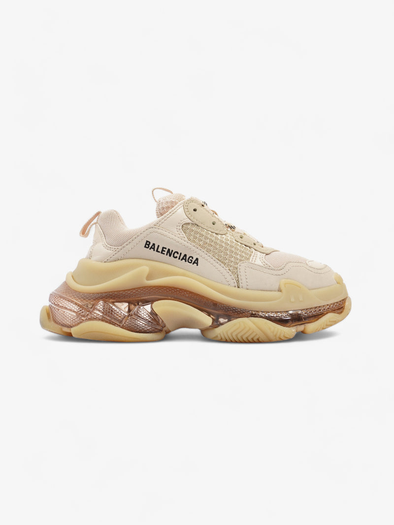  Triple S Clear sole Beige Mesh EU 36 UK 3