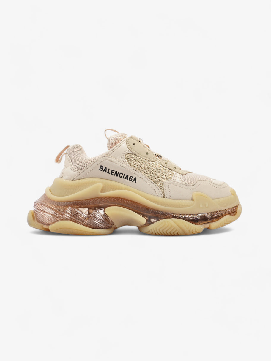 Triple S Clear sole Beige Mesh EU 36 UK 3 Image 1