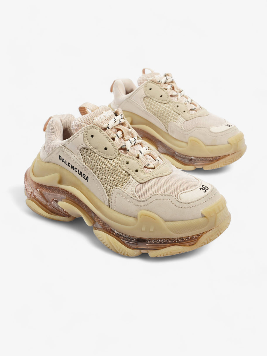 Triple S Clear sole Beige Mesh EU 36 UK 3 Image 2