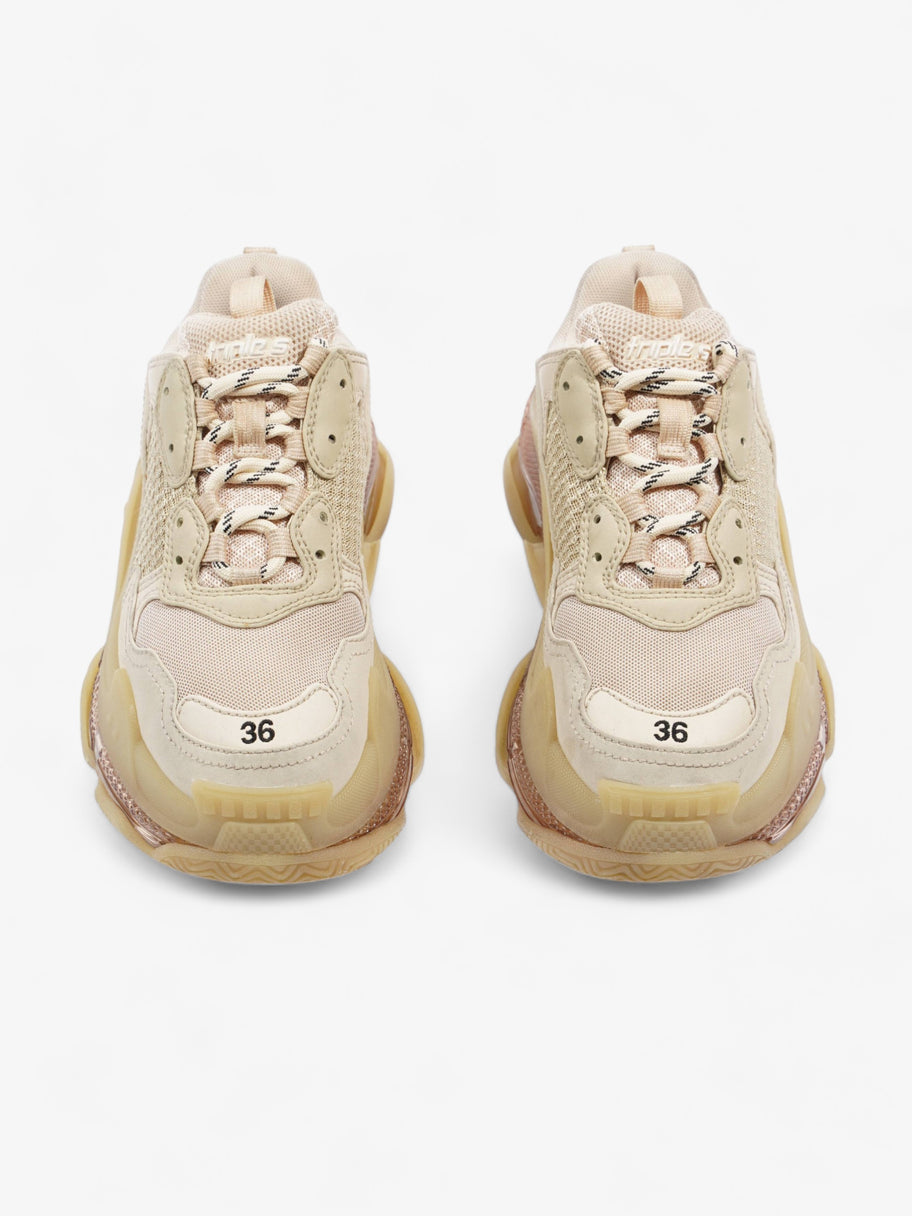 Triple S Clear sole Beige Mesh EU 36 UK 3 Image 8