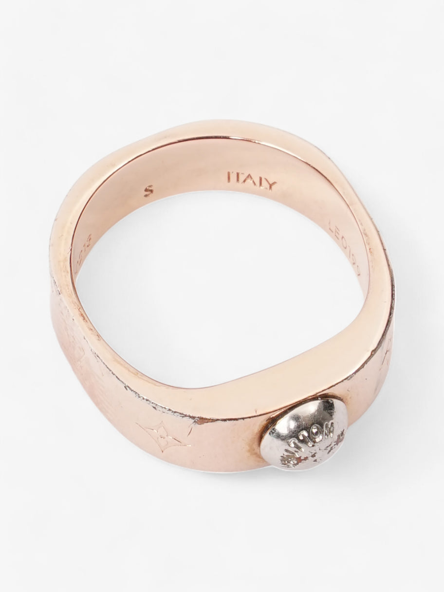 Louis Vuitton Nanogram Ring Rose Gold / Silver Base Metal Small (Circumference - 52mm) Image 2