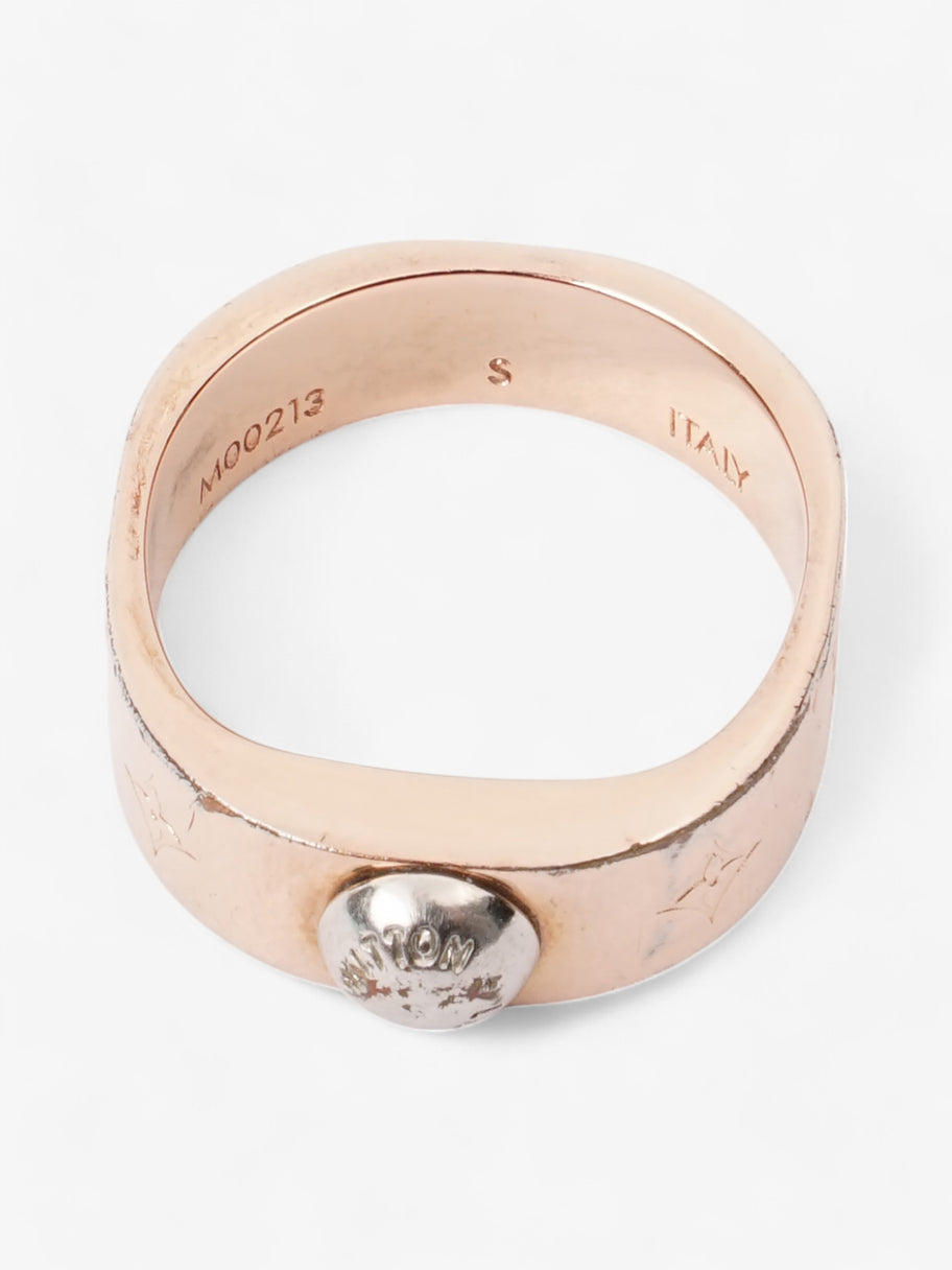 Louis Vuitton Nanogram Ring Rose Gold / Silver Base Metal Small (Circumference - 52mm) Image 3