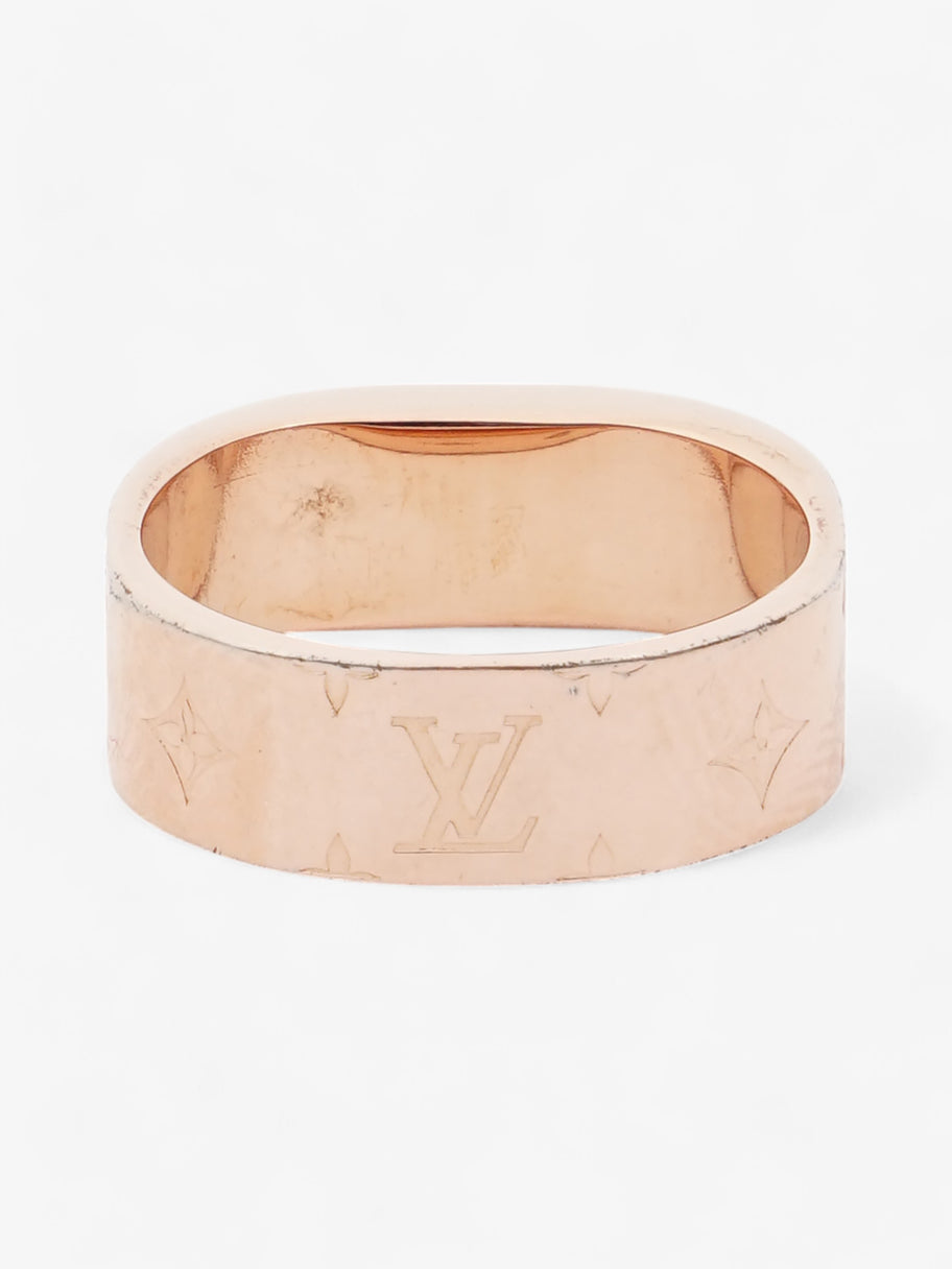 Louis Vuitton Nanogram Ring Rose Gold / Silver Base Metal Small (Circumference - 52mm) Image 4