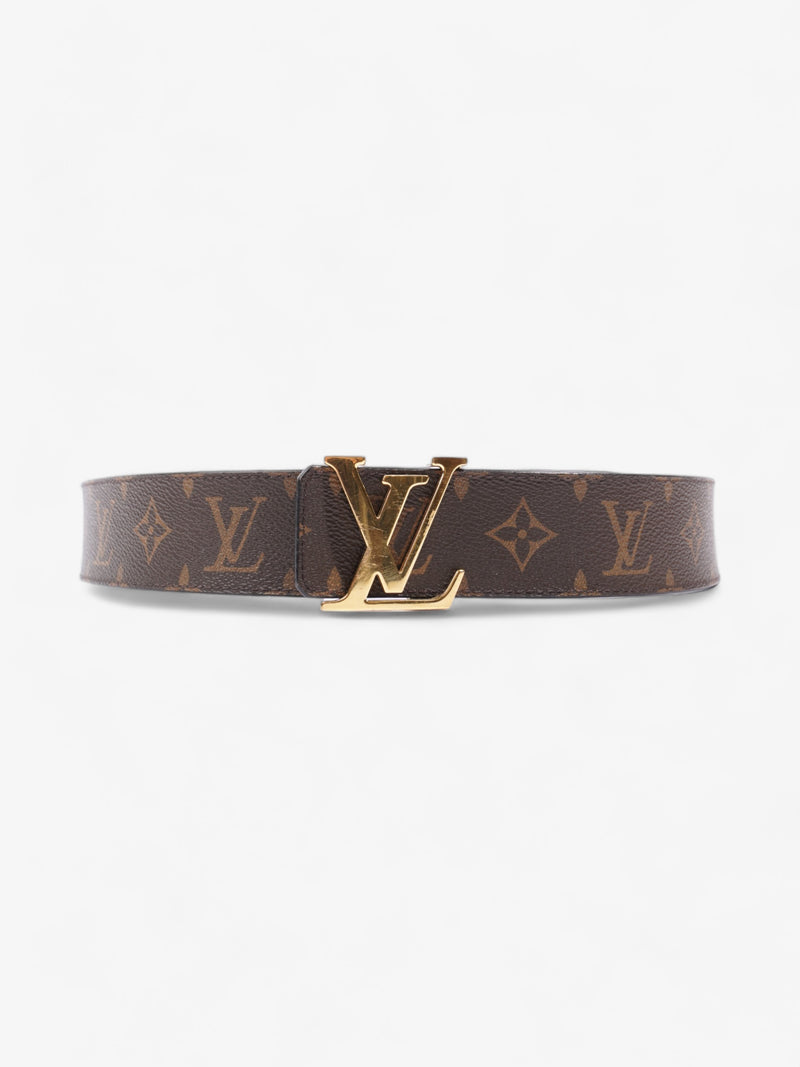  LV Reversible Belt Monogram / Black Coated Canvas 90cm 36