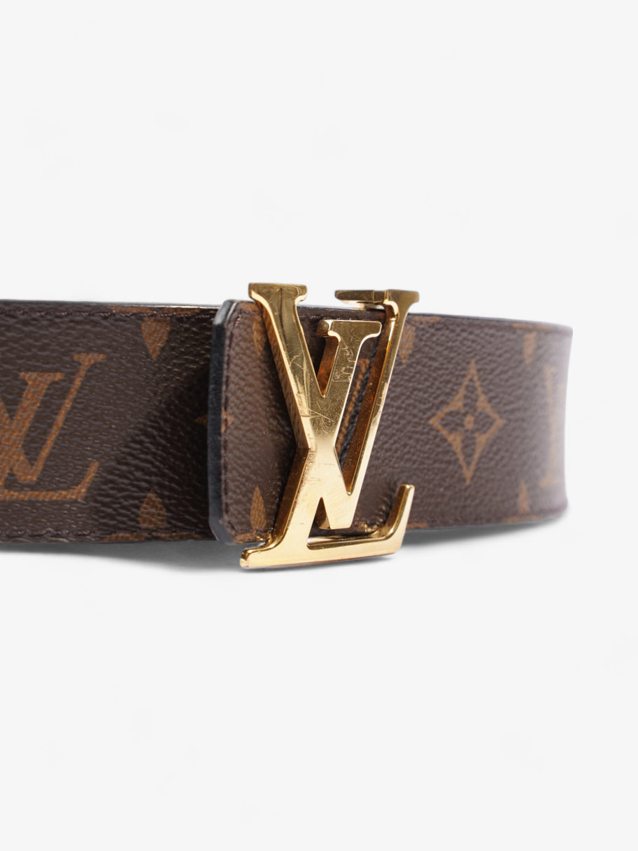 LV Reversible Belt Monogram / Black Coated Canvas 90cm 36