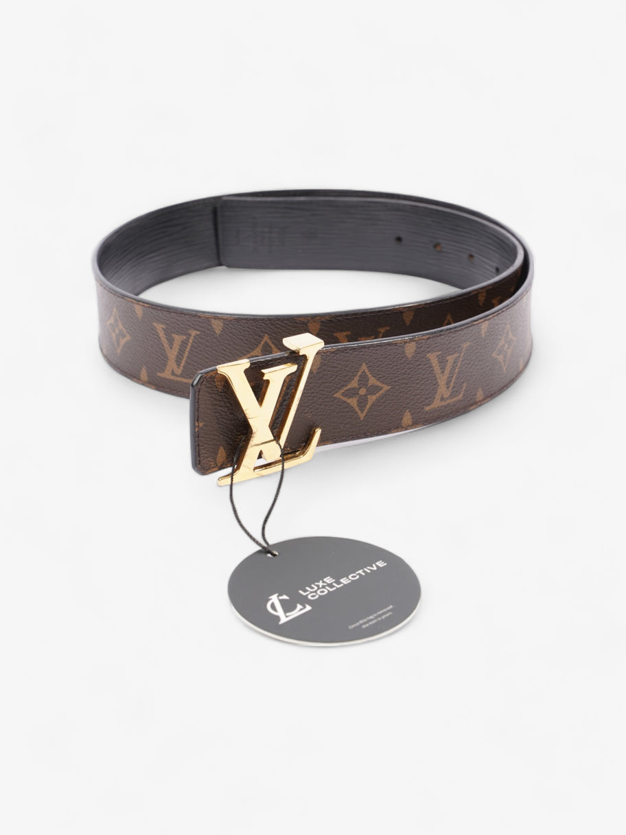 LV Reversible Belt Monogram / Black Coated Canvas 90cm 36