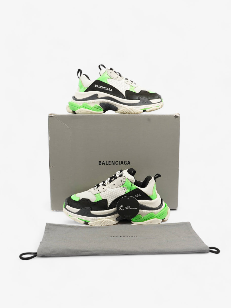 Triple S White / Black / Green Mesh EU 37 UK 4 Image 12