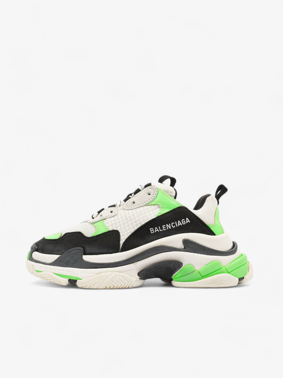 Triple S White / Black / Green Mesh EU 37 UK 4 Image 5