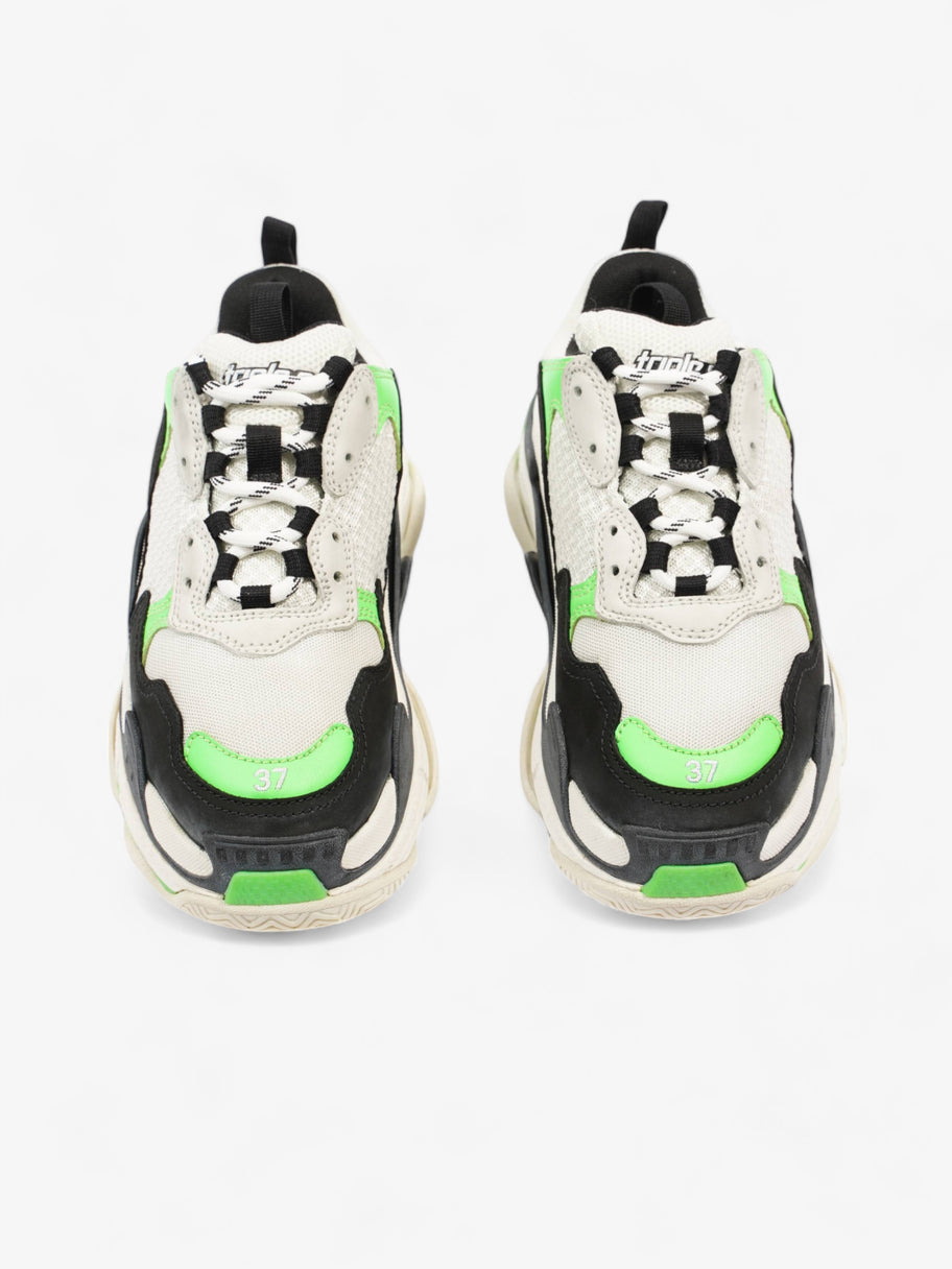 Triple S White / Black / Green Mesh EU 37 UK 4 Image 8