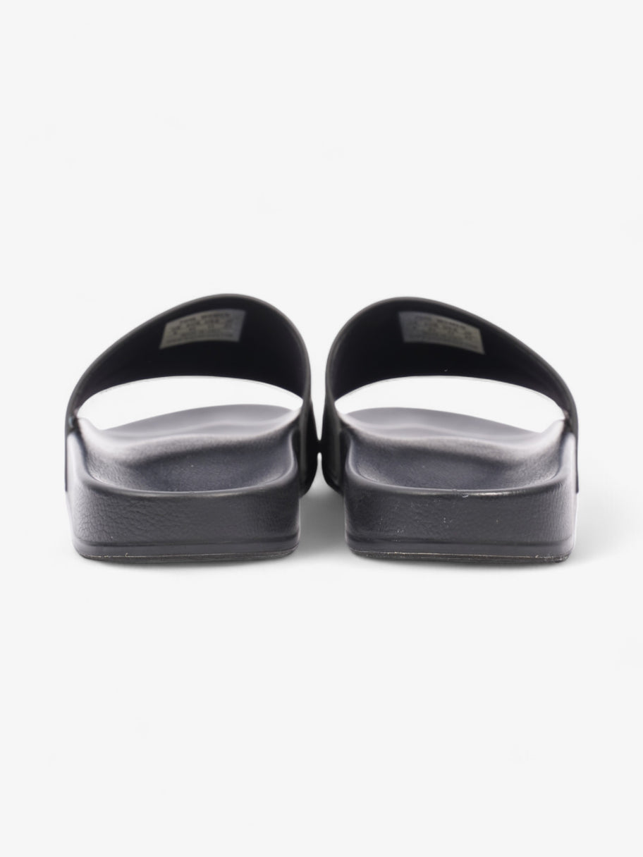 Balenciaga Logo Pool Slide Black / White Rubber EU 41 UK 8 Image 6