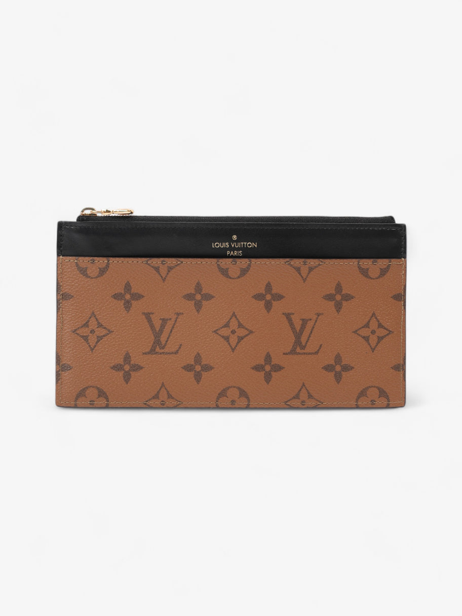 Louis Vuitton Slim Purse Monogram Reverse / Black Coated Canvas Image 1