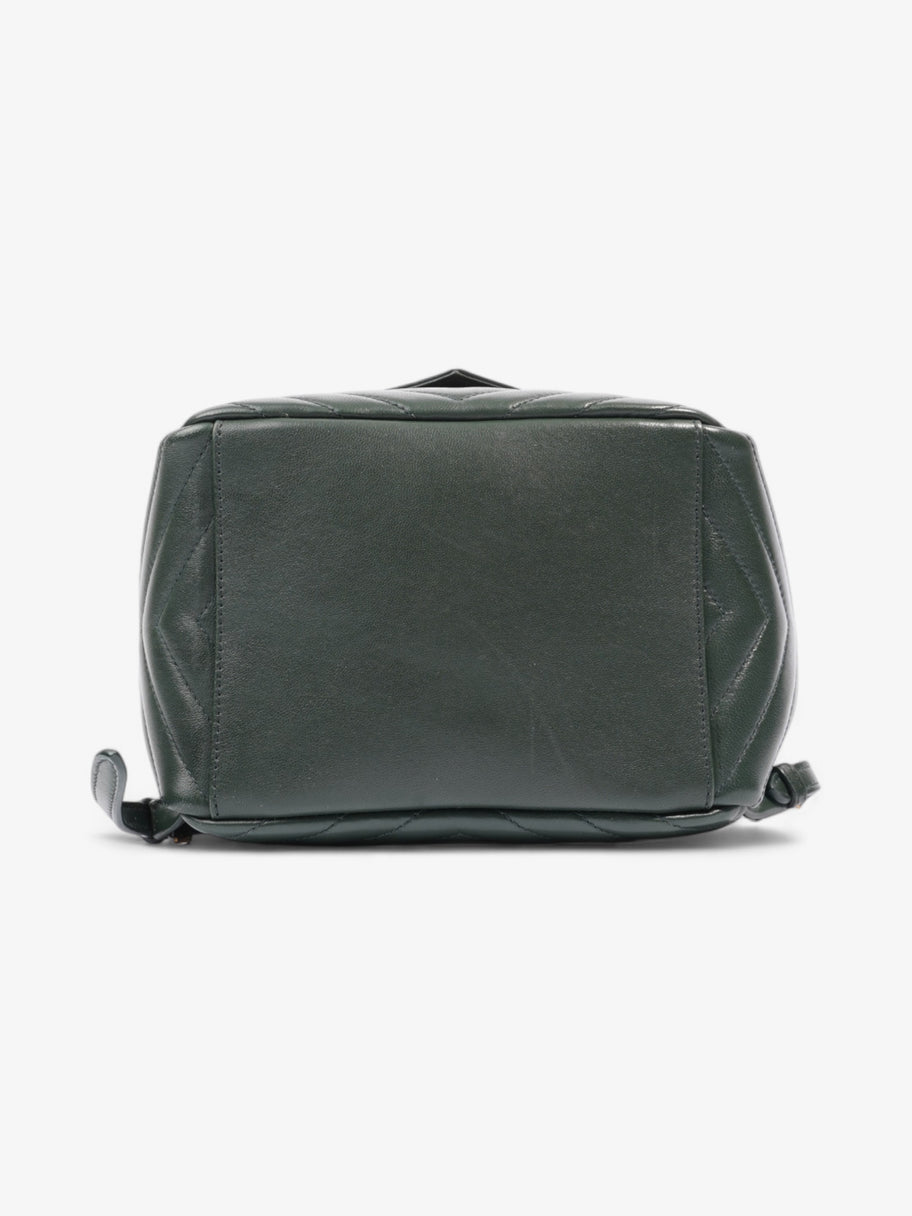 Saint Laurent Joe Monogram Backpack Dark Green Matelasse Leather Image 6