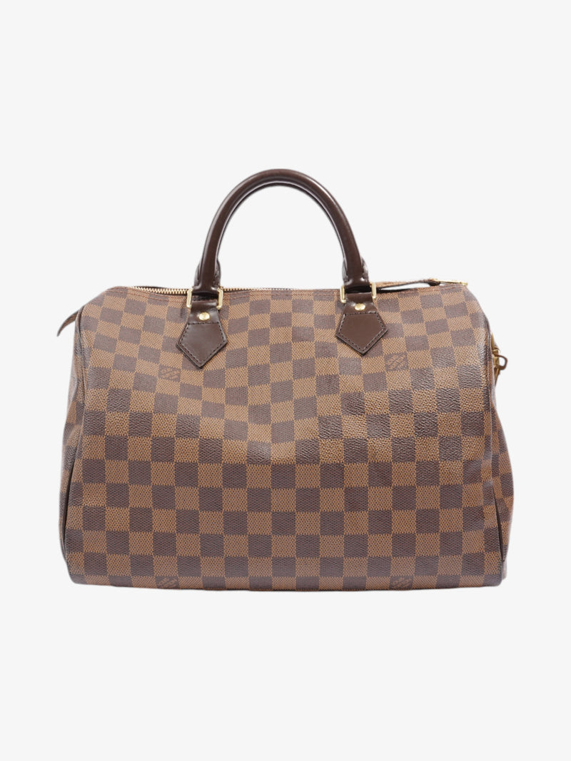  Louis Vuitton Speedy Damier Ebene Coated Canvas 30