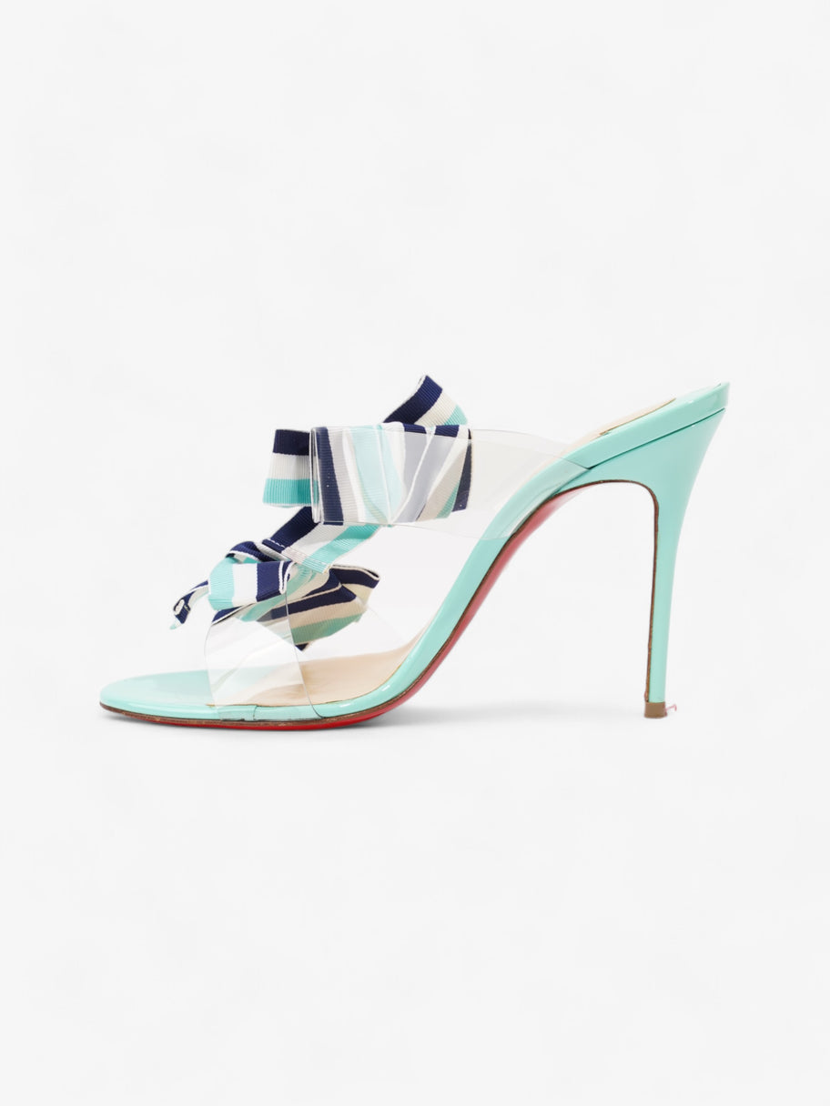 Christian Louboutin Circus City 100mm Mint / Navy / White Patent Leather EU 35.5 UK 2.5 Image 3