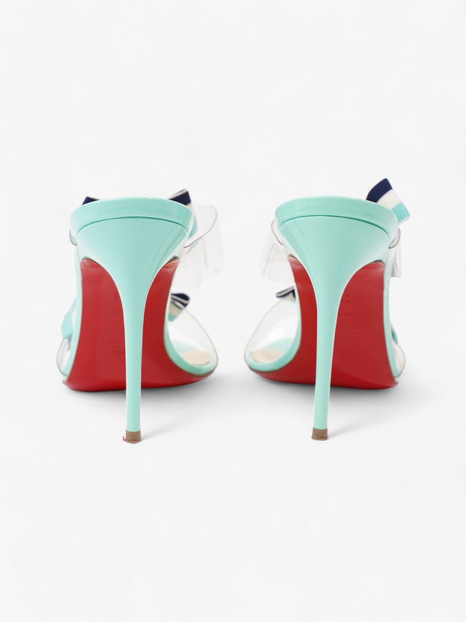 Christian Louboutin Circus City 100mm Mint / Navy / White Patent Leather EU 35.5 UK 2.5 Image 6