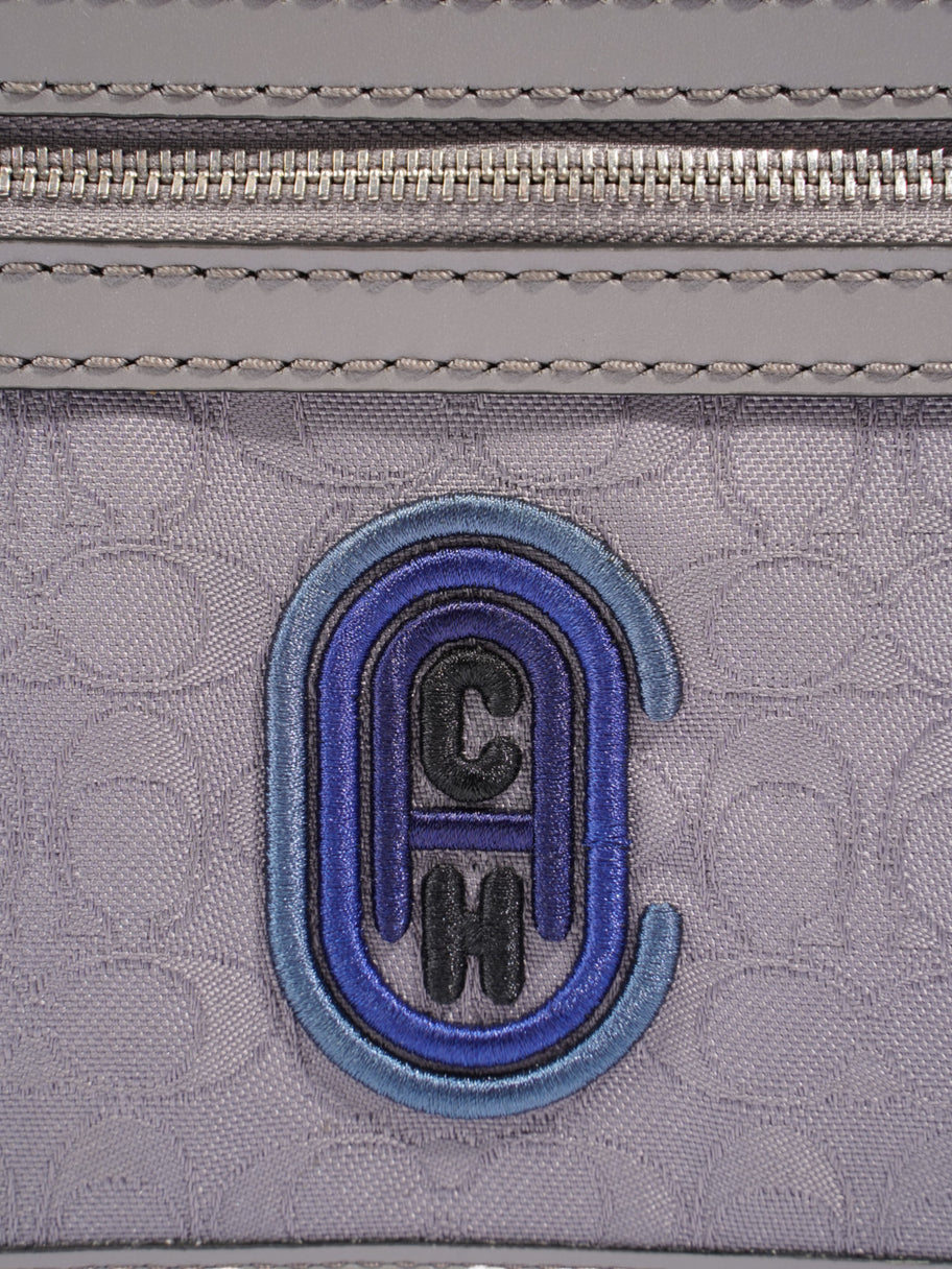 Coach Rivington Convertible Pouch  Grey Signature Jacquard Canvas Image 6