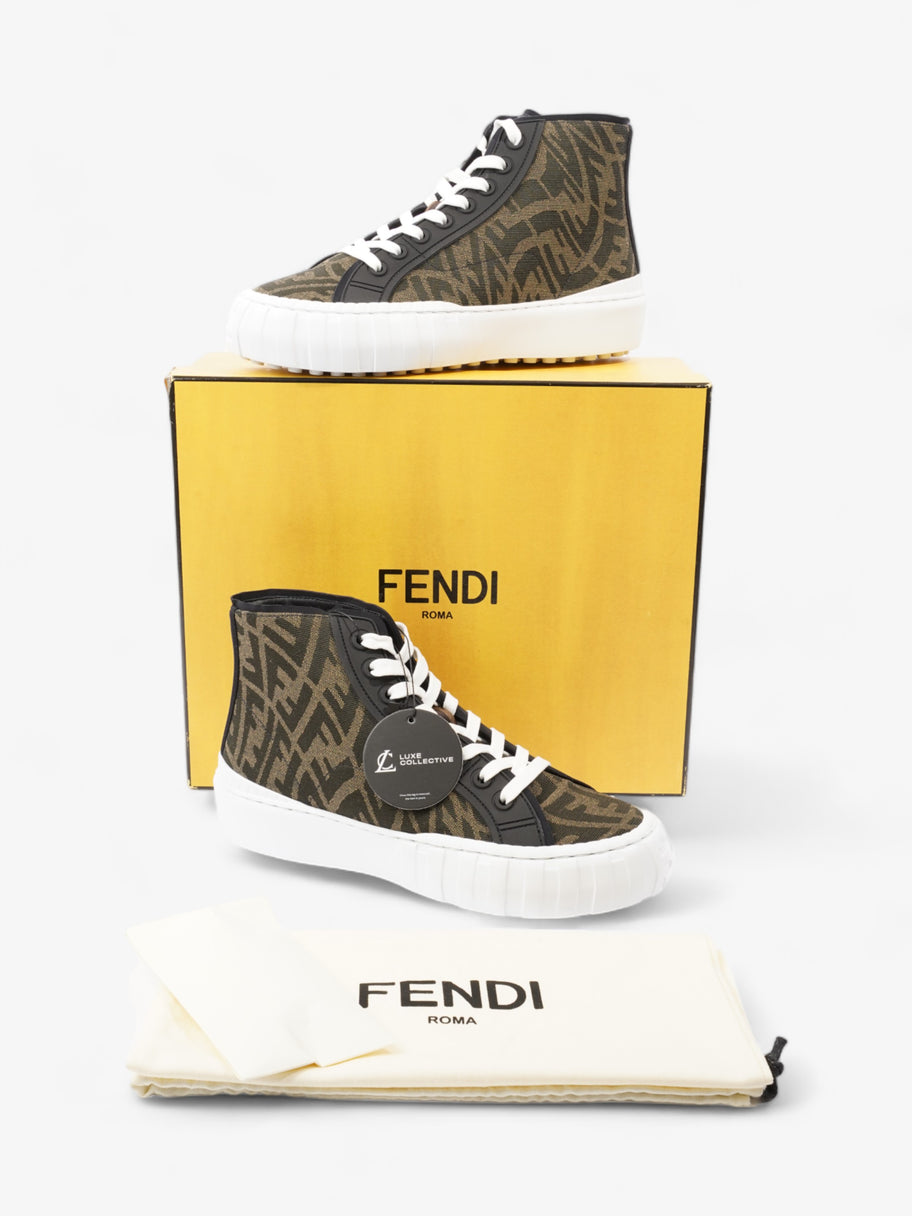 Fendi FF Vertigo High Top Monogram Suede EU 41 UK 7 Image 11