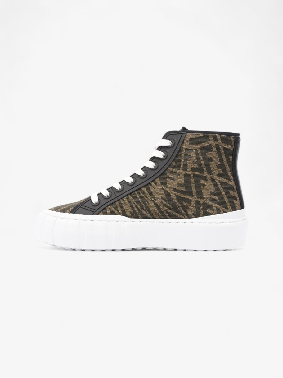 Fendi FF Vertigo High Top Monogram Suede EU 41 UK 7 Image 3