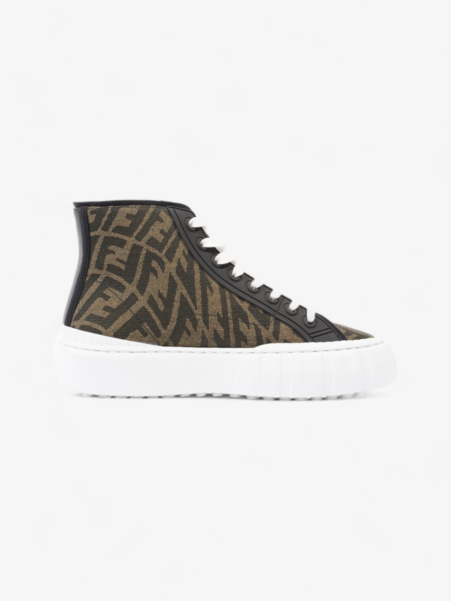 Fendi FF Vertigo High Top Monogram Suede EU 41 UK 7 Image 4