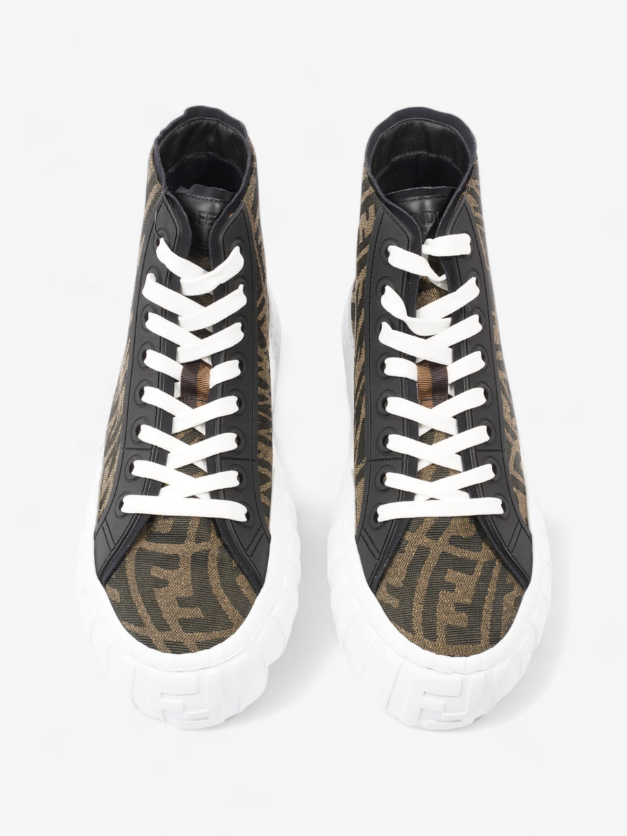 Fendi FF Vertigo High Top Monogram Suede EU 41 UK 7 Image 8