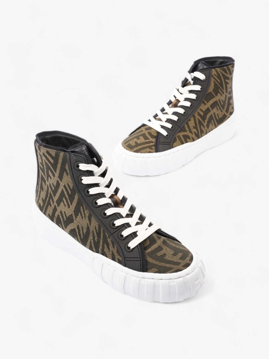 Fendi FF Vertigo High Top Monogram Suede EU 41 UK 7 Image 9