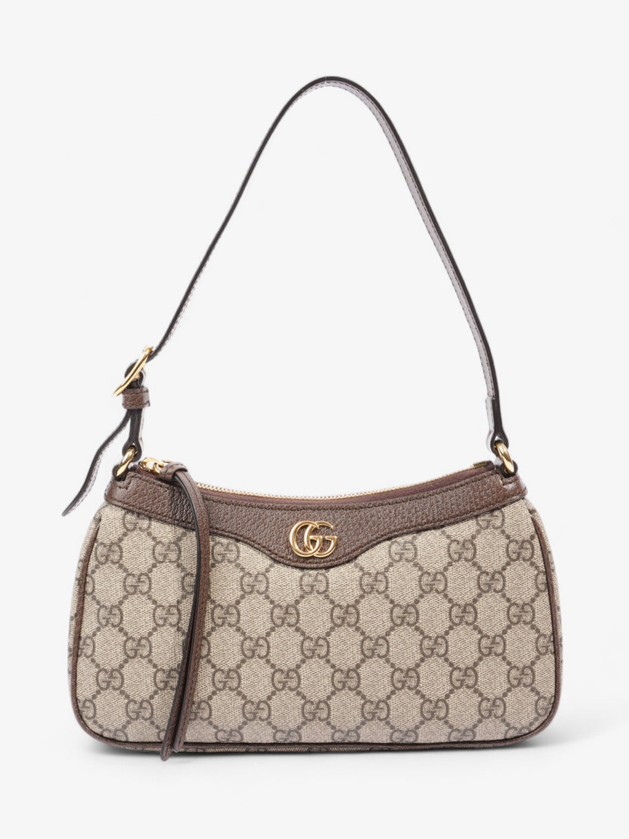 Gucci Ophidia Beige And Ebony GG Supreme Coated Canvas Small Image 1