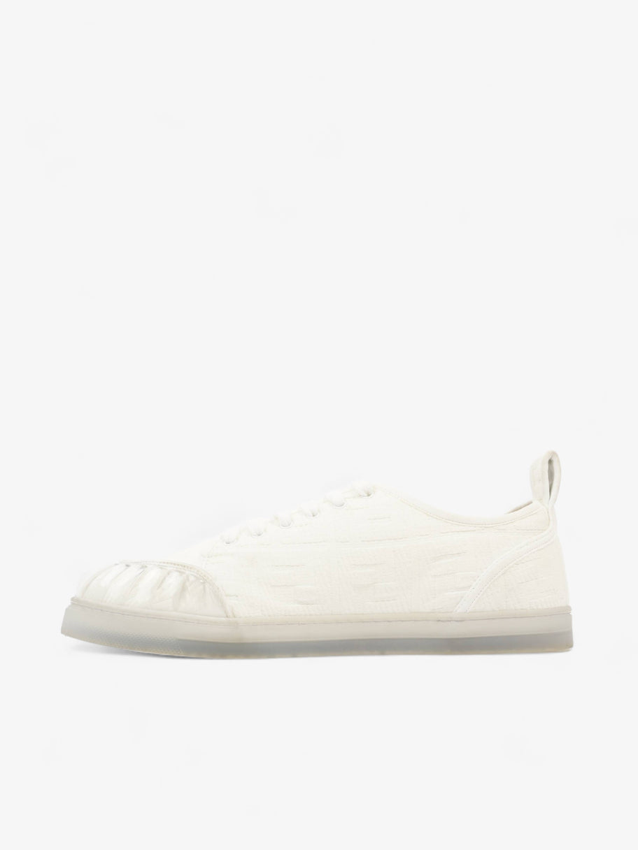 Fendi Fendi FF Sneakers White Canvas EU 40 UK 7 Image 3