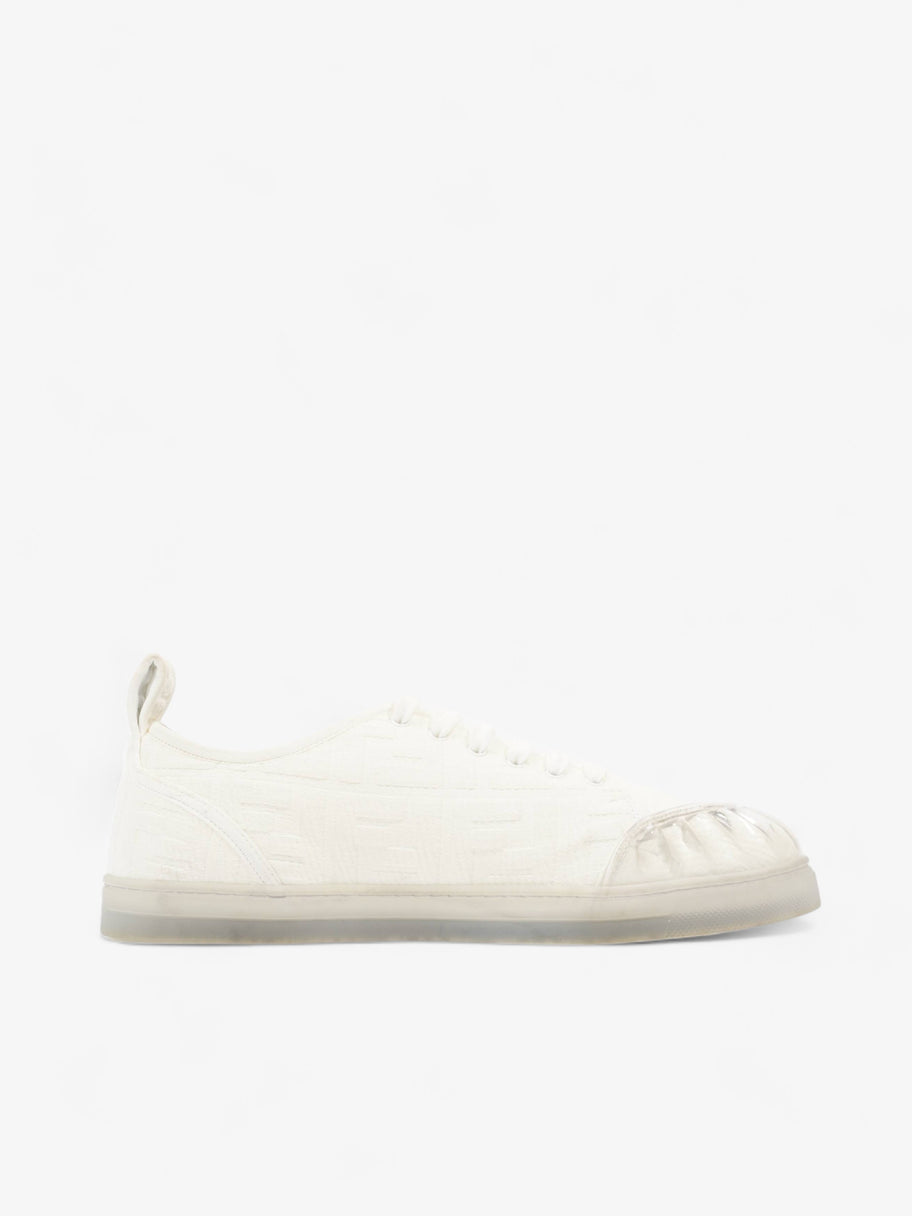 Fendi Fendi FF Sneakers White Canvas EU 40 UK 7 Image 4