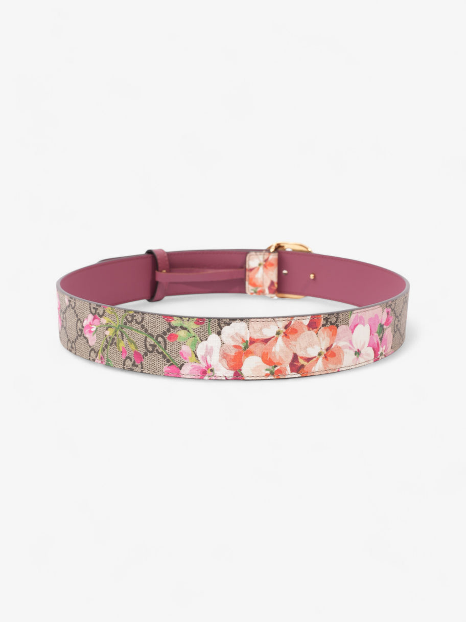 Gucci Interlocking G Belt Bloom Monogram Canvas 80cm / 32