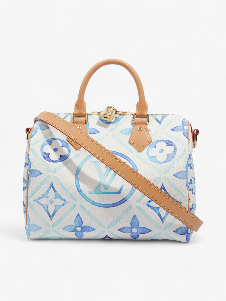 Louis Vuitton LV By The Pool Speedy Bandoulière Lagoon Blue / White Coated Canvas 25 Image 1