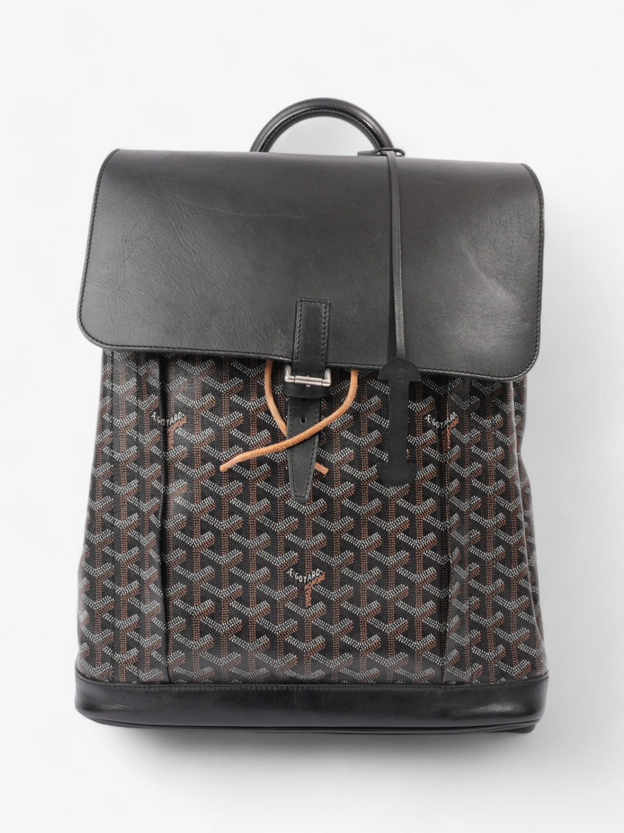 Goyard Alpin Black / Orange Calfskin Leather MM Image 1