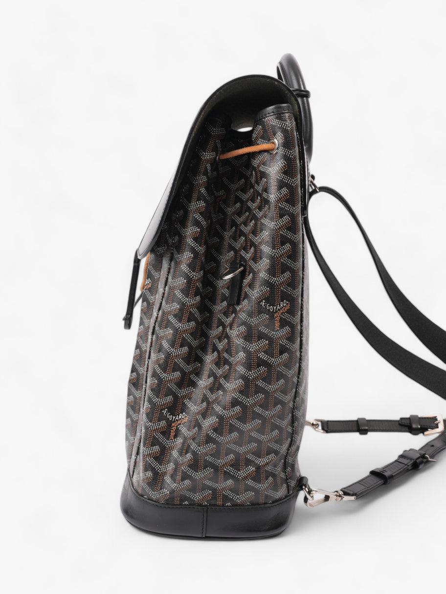 Goyard Alpin Black / Orange Calfskin Leather MM Image 3