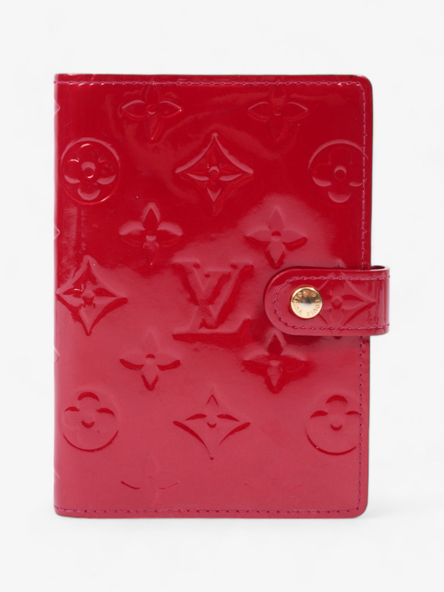 Louis Vuitton Agenda Cover Red Monogram Vernis Leather PM Image 1