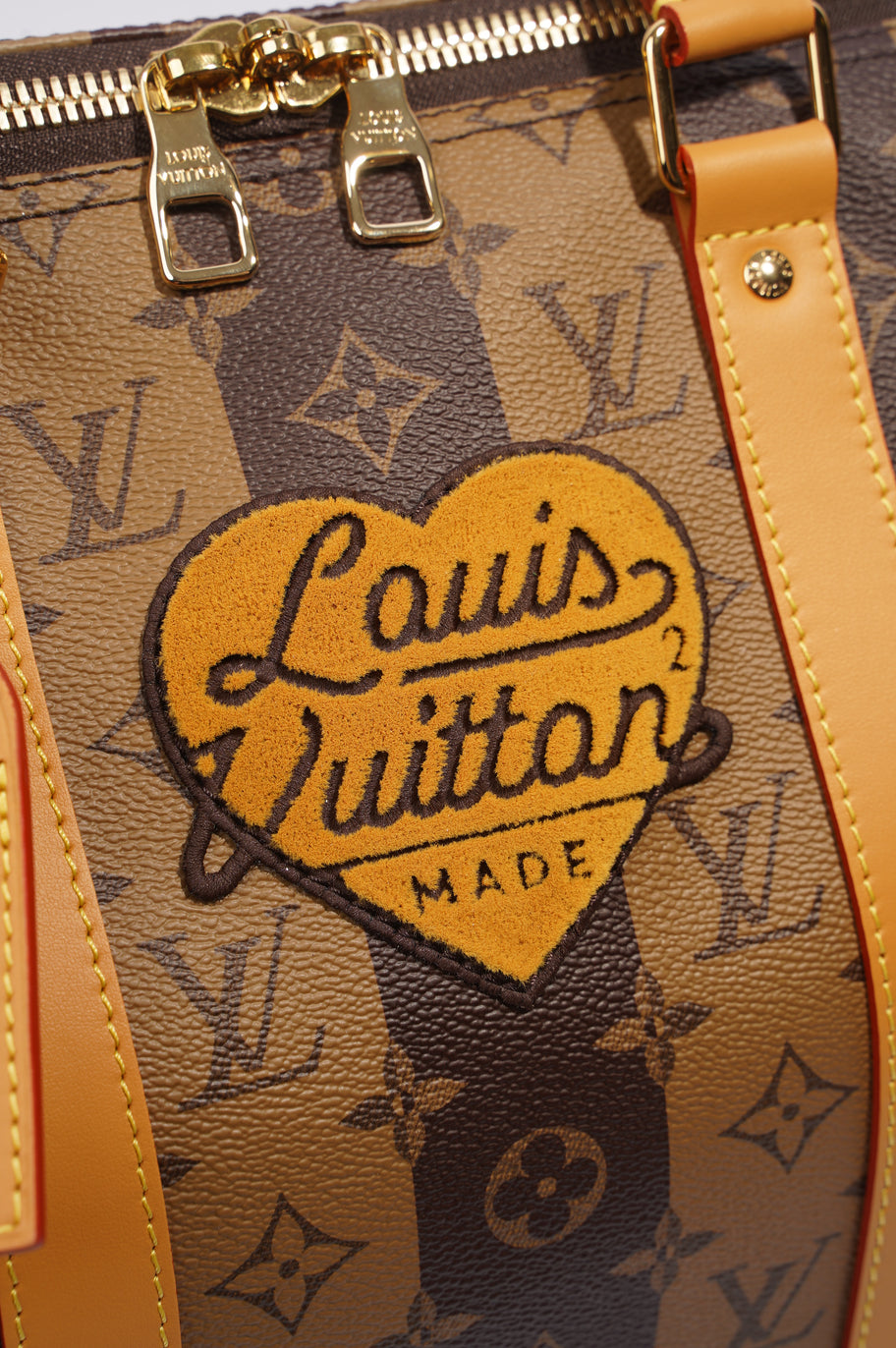 Louis Vuitton x Nigo Keepall Bandouliere Reverse Monogram Canvas 50 Image 14