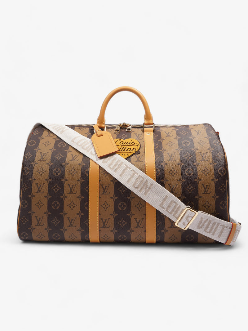  Louis Vuitton x Nigo Keepall Bandouliere Reverse Monogram Canvas 50