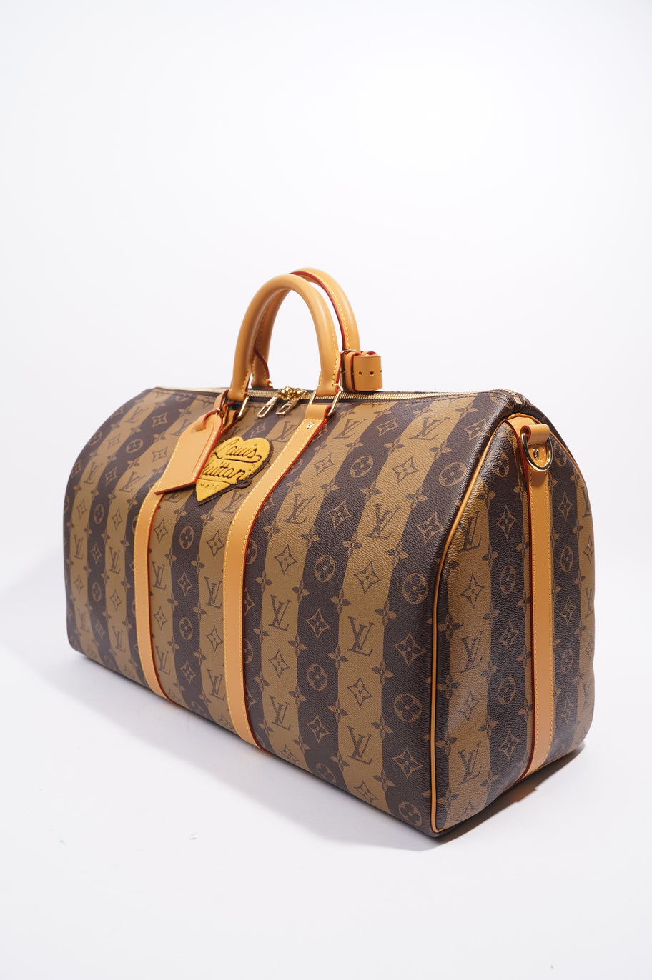 Louis Vuitton x Nigo Keepall Bandouliere Reverse Monogram Canvas 50 Image 3