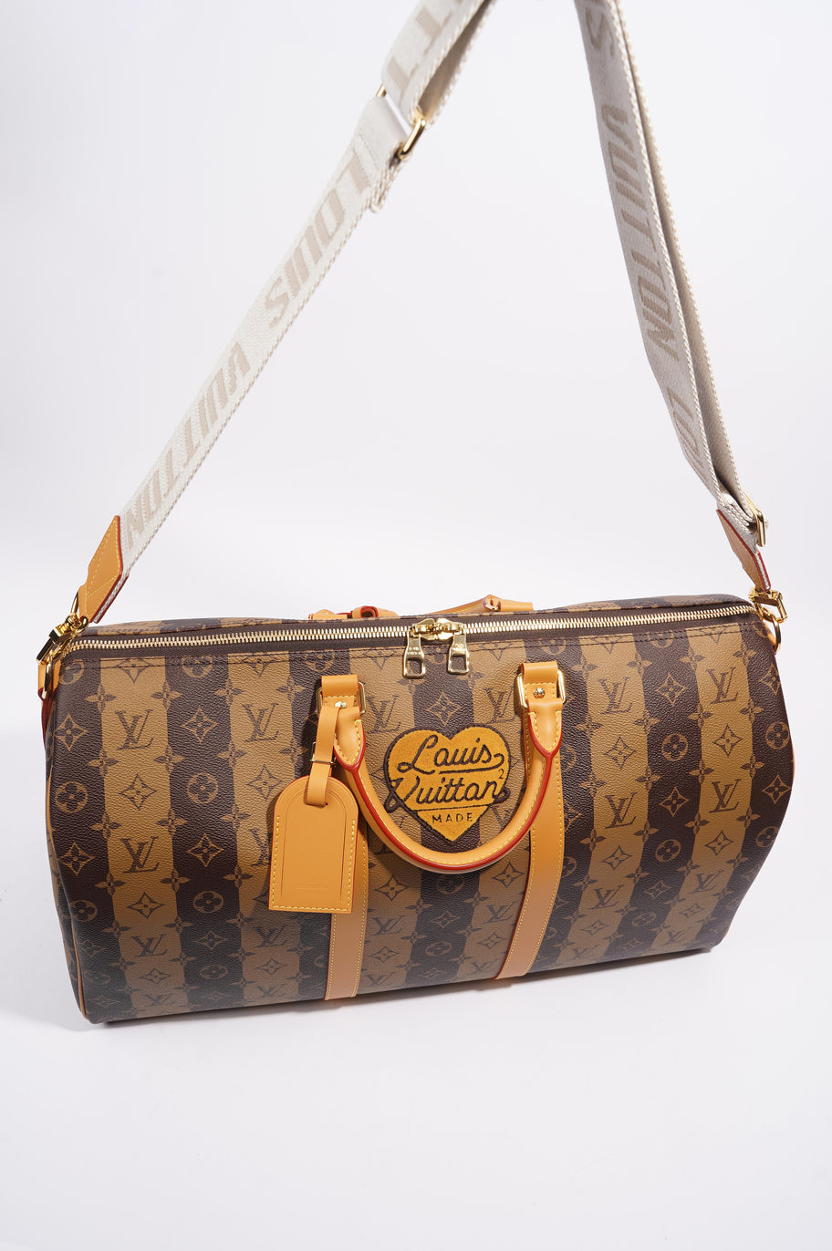 Louis Vuitton x Nigo Keepall Bandouliere Reverse Monogram Canvas 50 Image 8