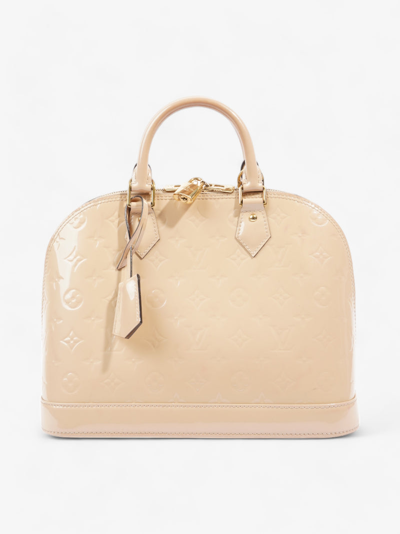  Louis Vuitton Alma Beige Vernis Leather PM