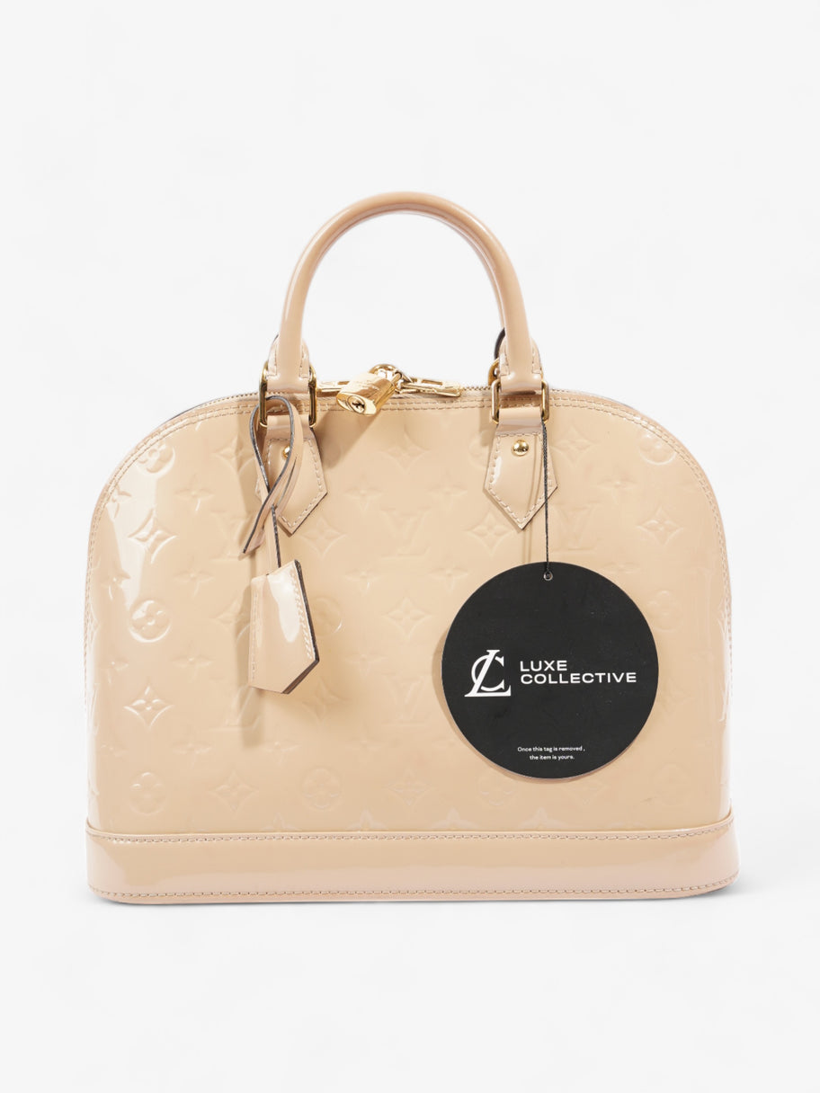 Louis Vuitton Alma Beige Vernis Leather PM Image 8