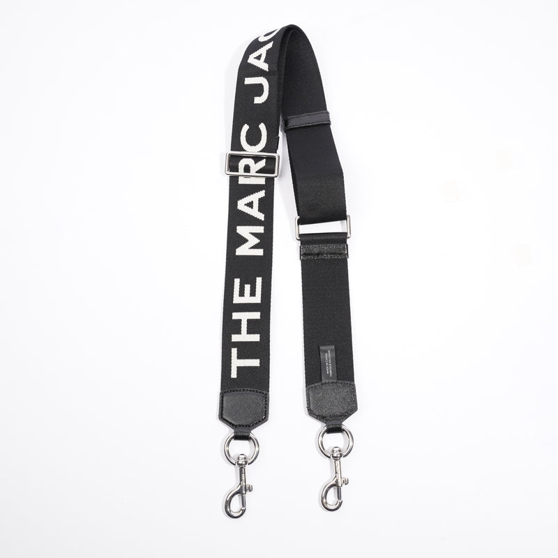  Strap Black / White Cotton