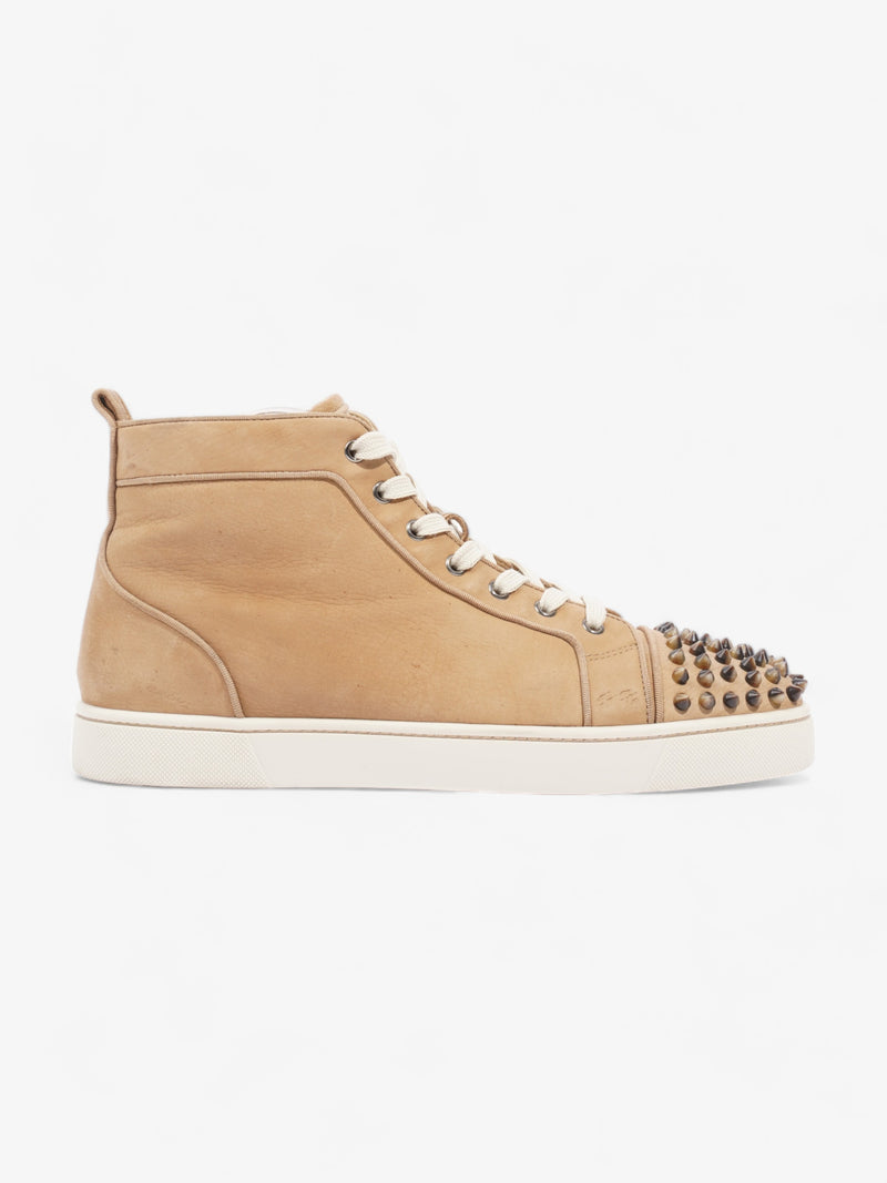  Louis Spikes High Top Beige Suede EU 43.5 UK 9.5