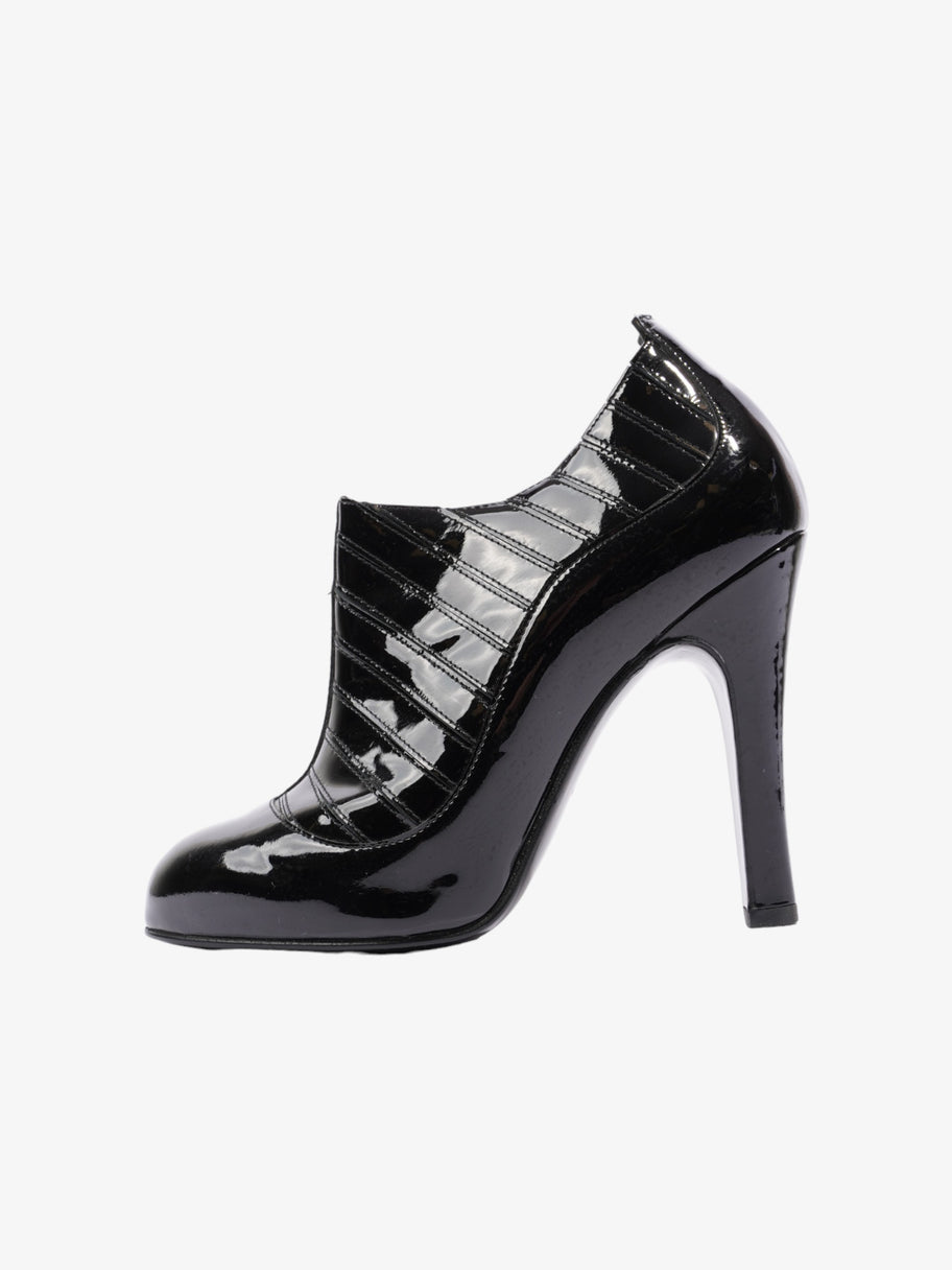 Chanel Patent Leather Ankle Boots 100 Black Patent Leather EU 38 UK 5 Image 5