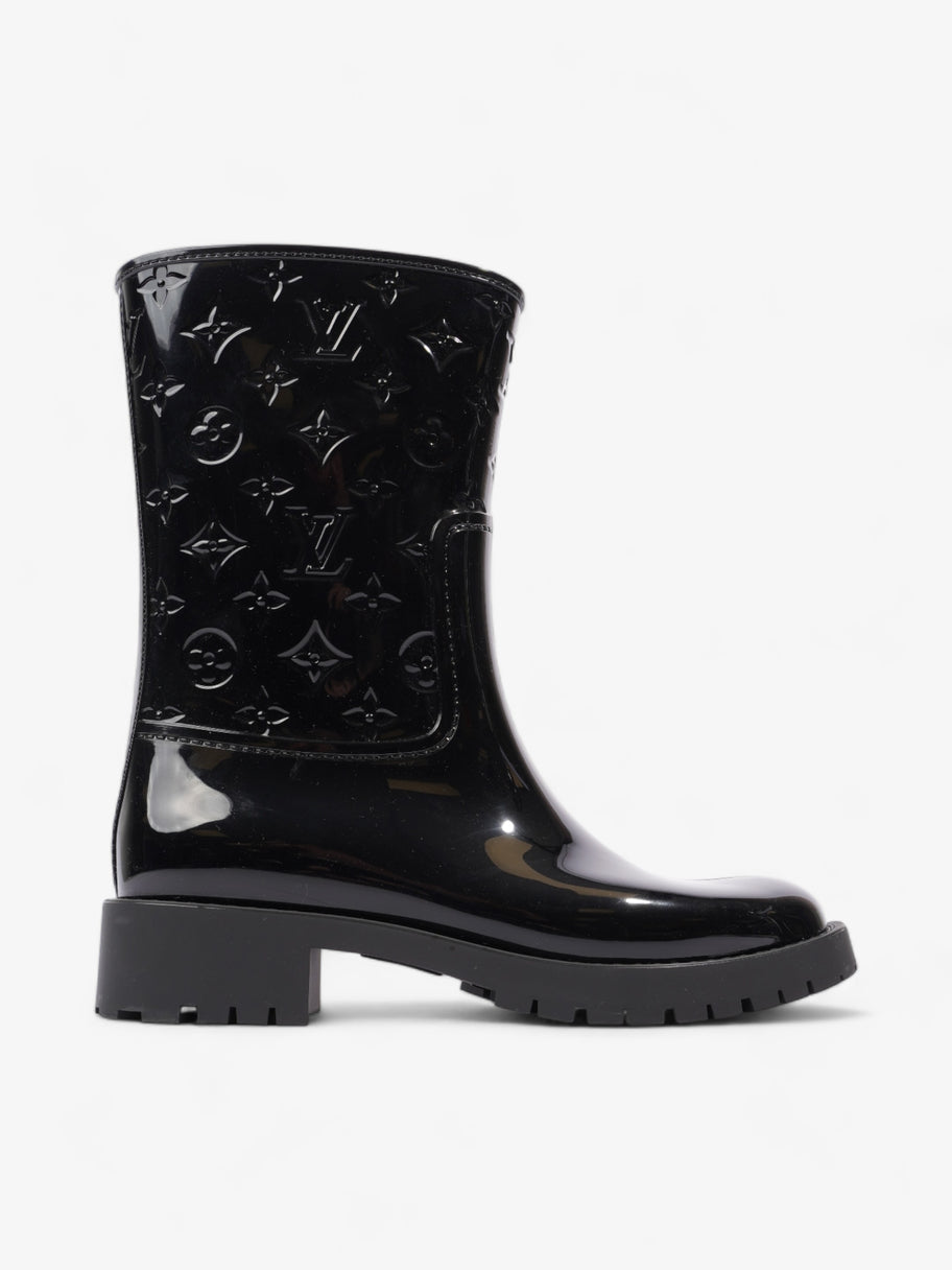 Louis Vuitton Drops Wellington Boots Black Patent Leather EU 38 UK 5 Image 1