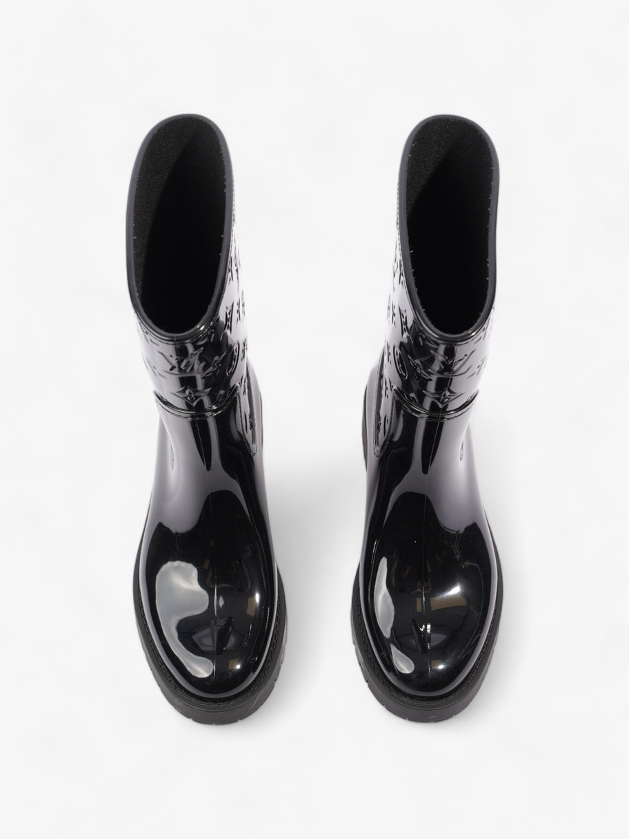 Louis Vuitton Drops Wellington Boots Black Patent Leather EU 38 UK 5 Image 8