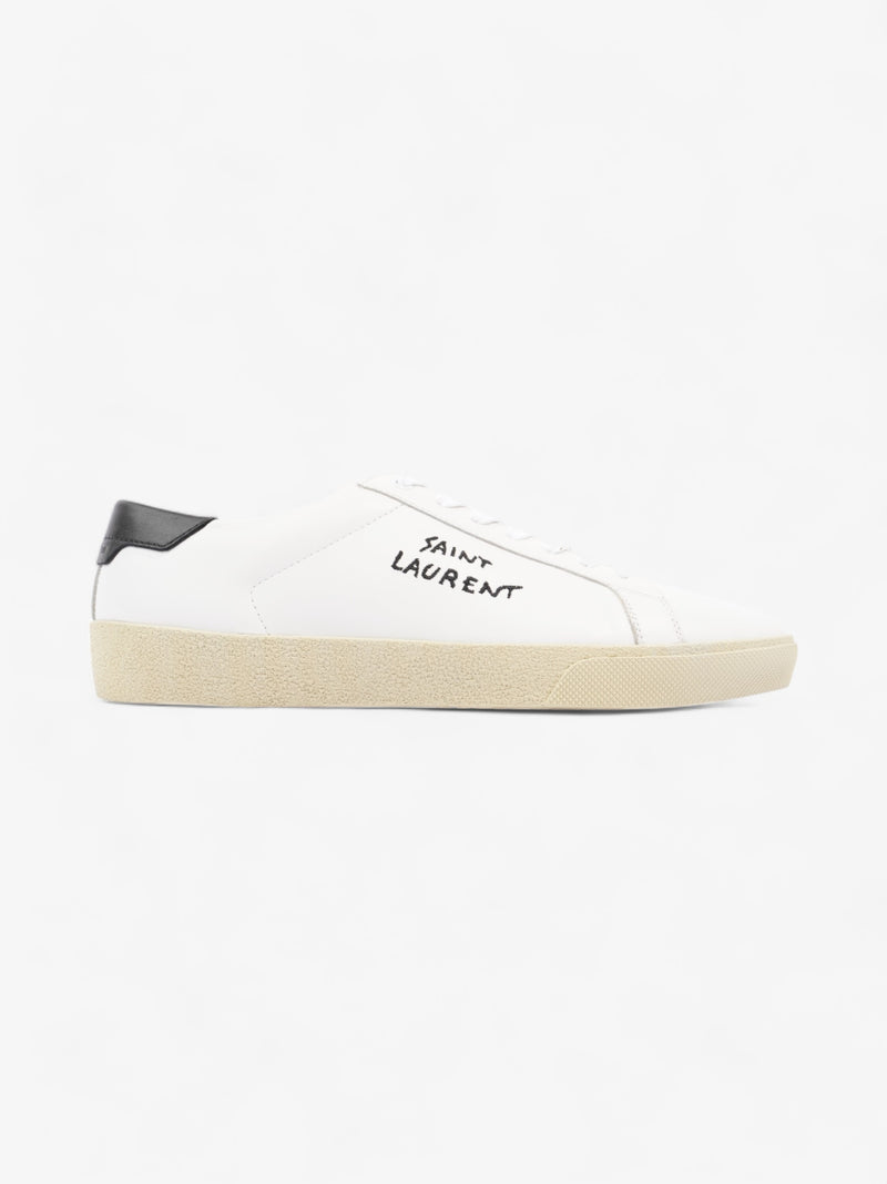  Saint Laurent Court Classic White / Black Leather EU 41 UK 8