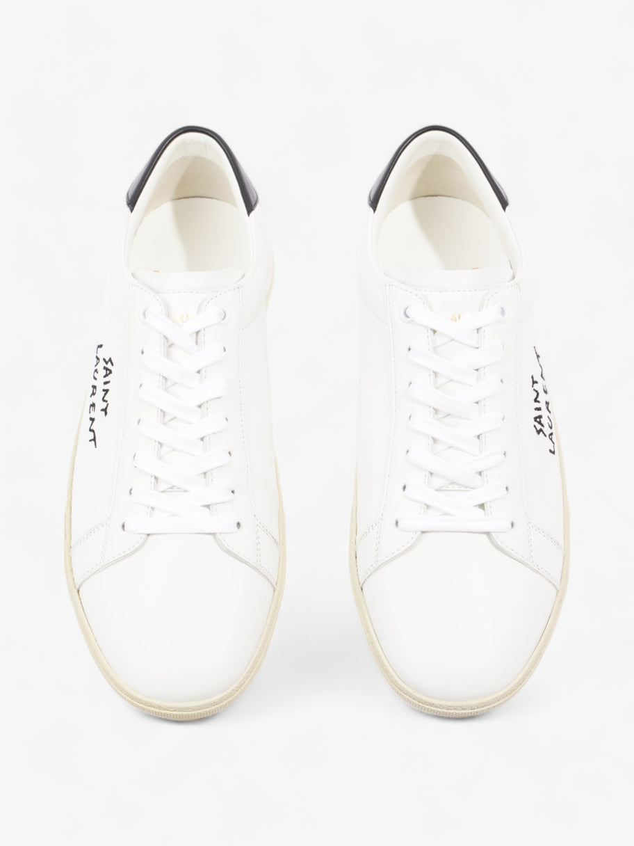 Saint Laurent Court Classic White / Black Leather EU 41 UK 8 Image 8