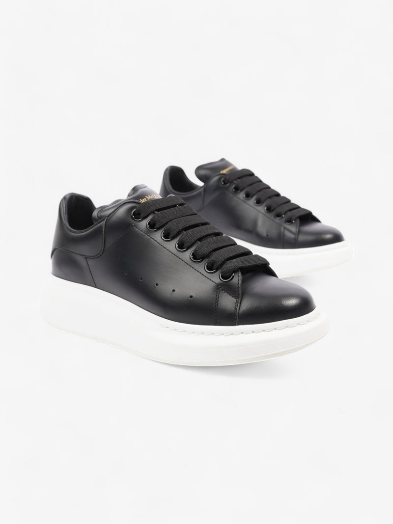  Alexander McQueen Oversized Sneaker Black Leather EU 37.5 UK 4.5