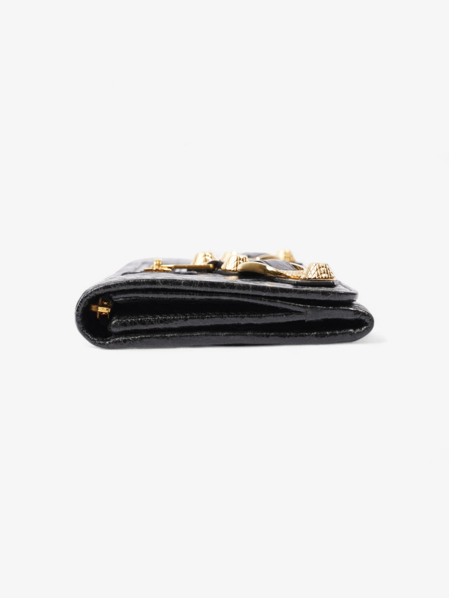 Balenciaga Giant Money Continental Wallet Black / Gold Leather Image 3